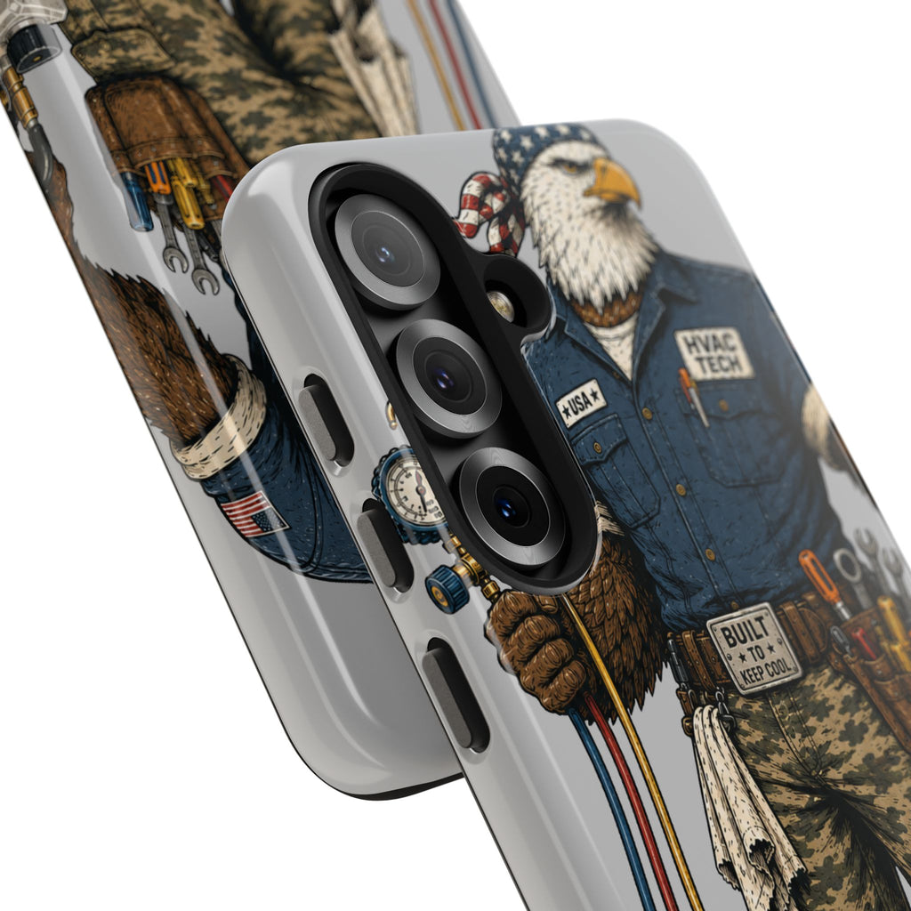 HVAC Eagle Tough Guy Phone Case