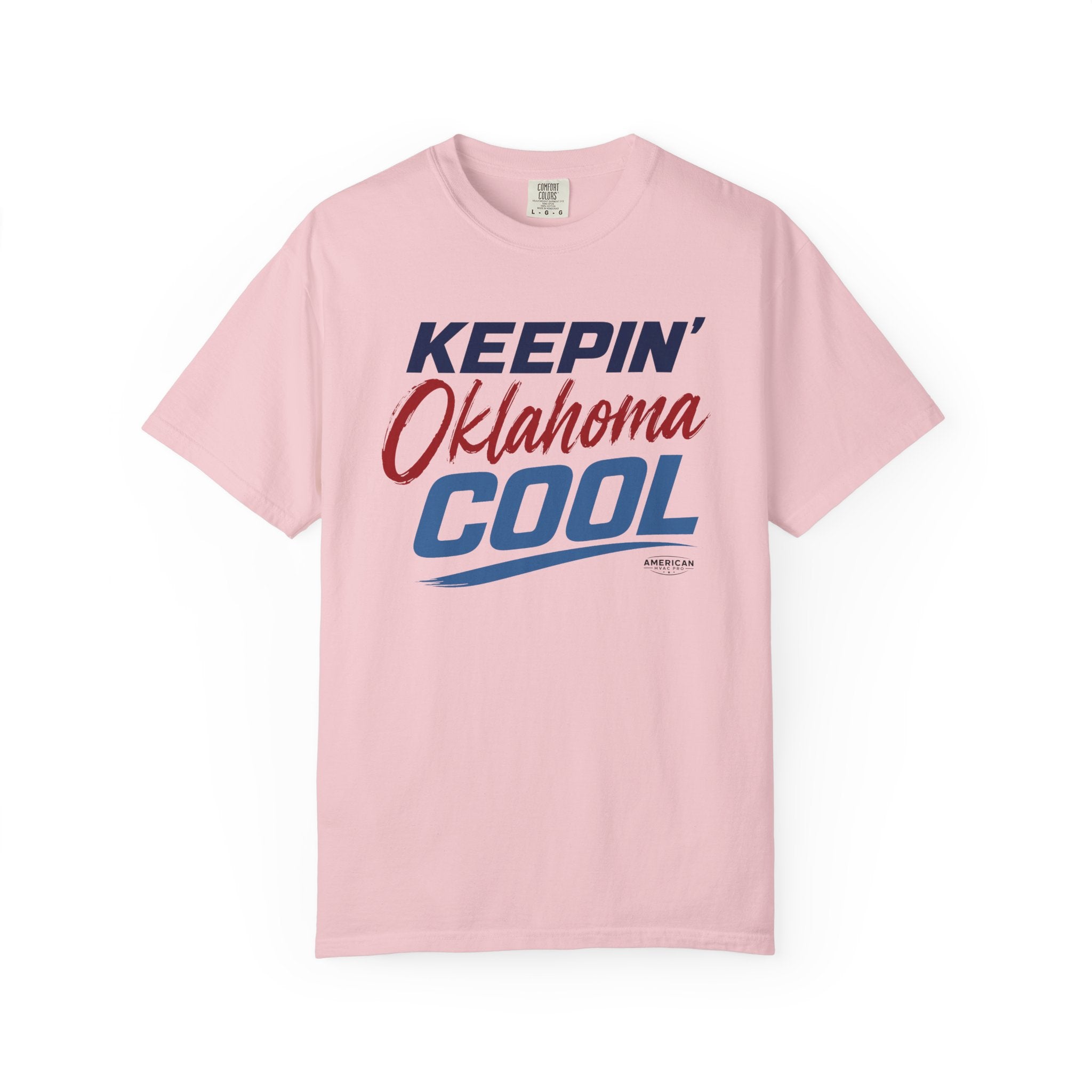 "Keepin' Oklahoma Cool" HVAC Pro Heavyweight T-Shirt