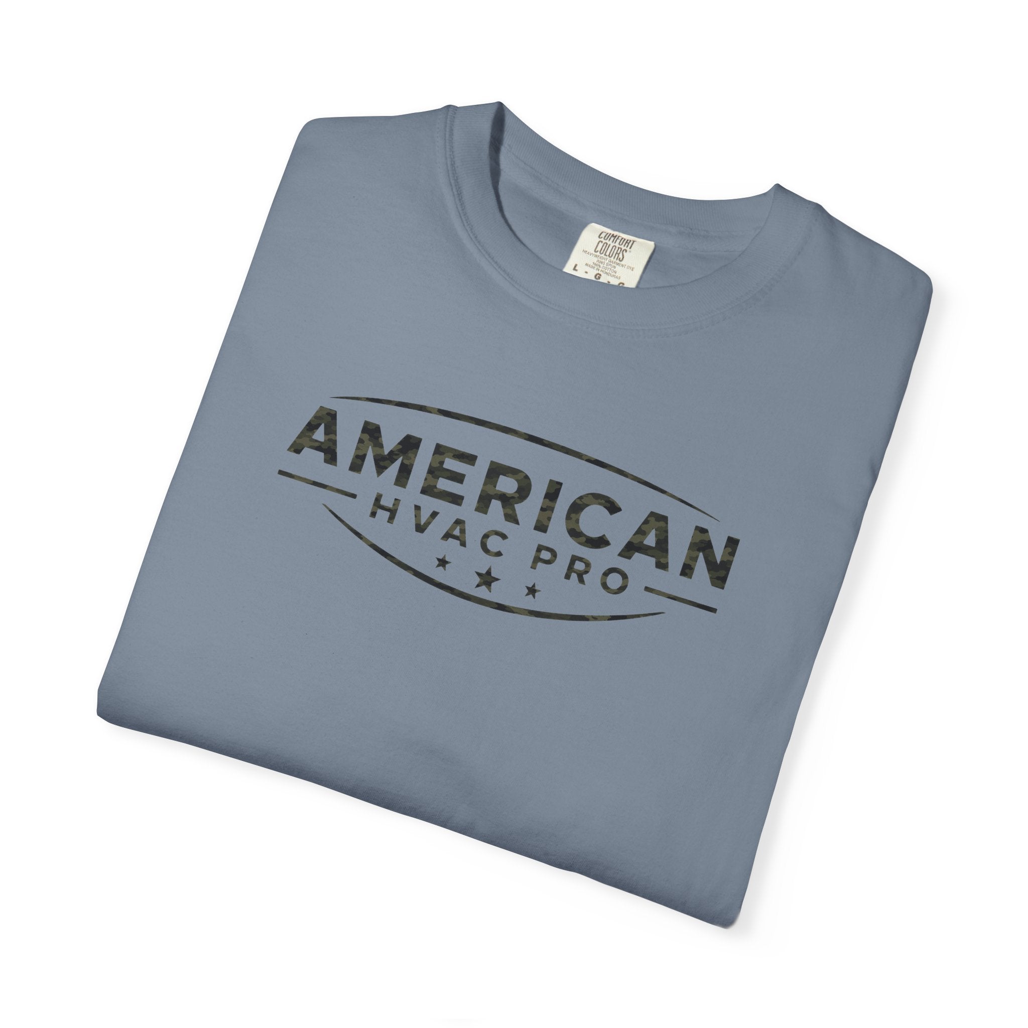 Camo American HVAC Pro Logo Heavyweight T-Shirt
