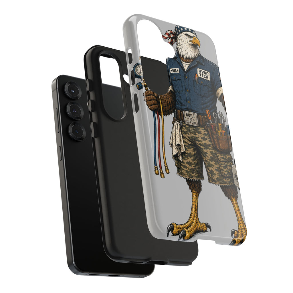 HVAC Eagle Tough Guy Phone Case
