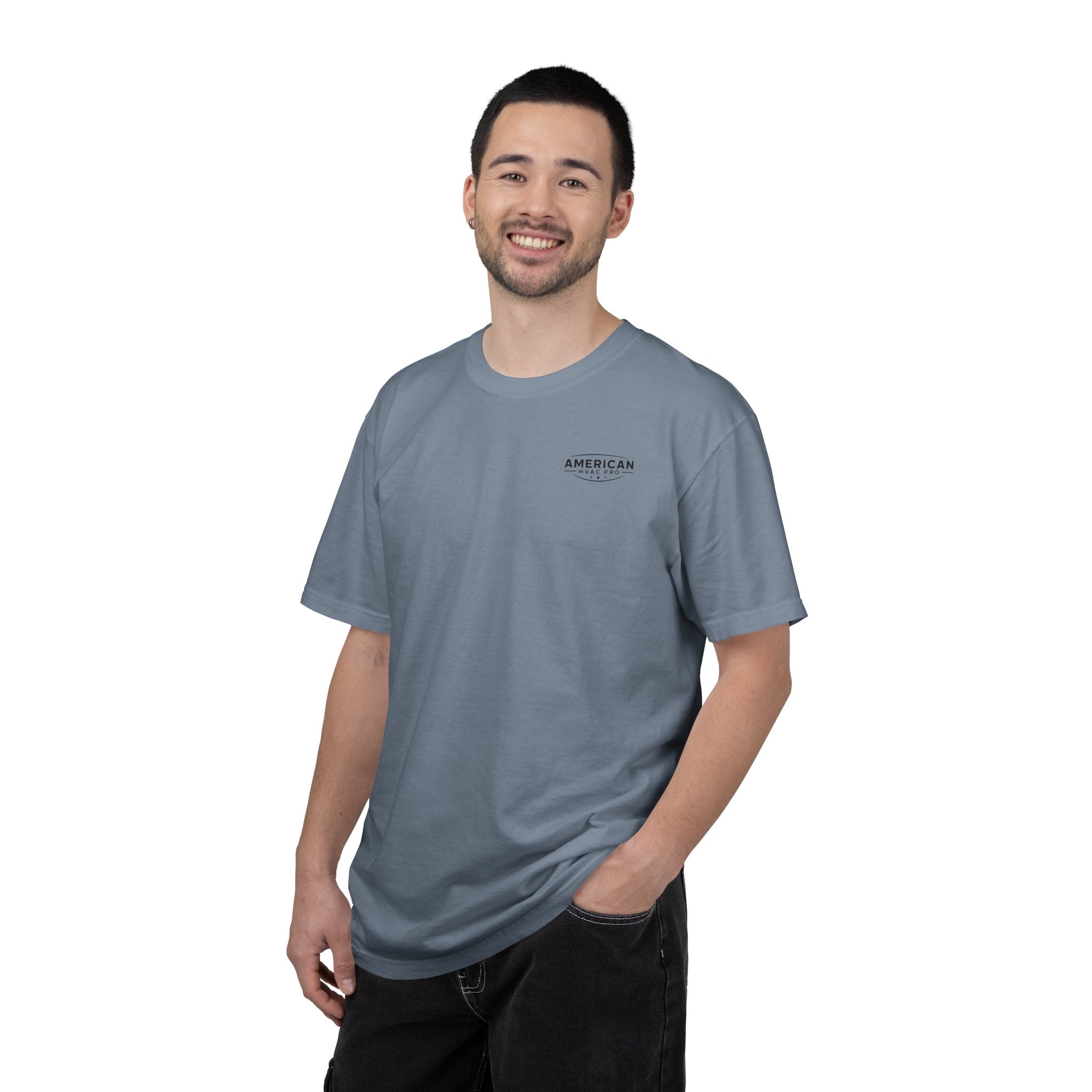American HVAC Pro Old Timer Sayings Heavyweight T-Shirt
