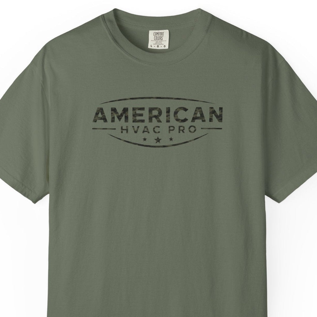 Camo American HVAC Pro Logo Heavyweight T-Shirt