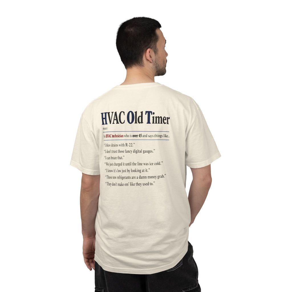 American HVAC Pro Old Timer Sayings Heavyweight T-Shirt