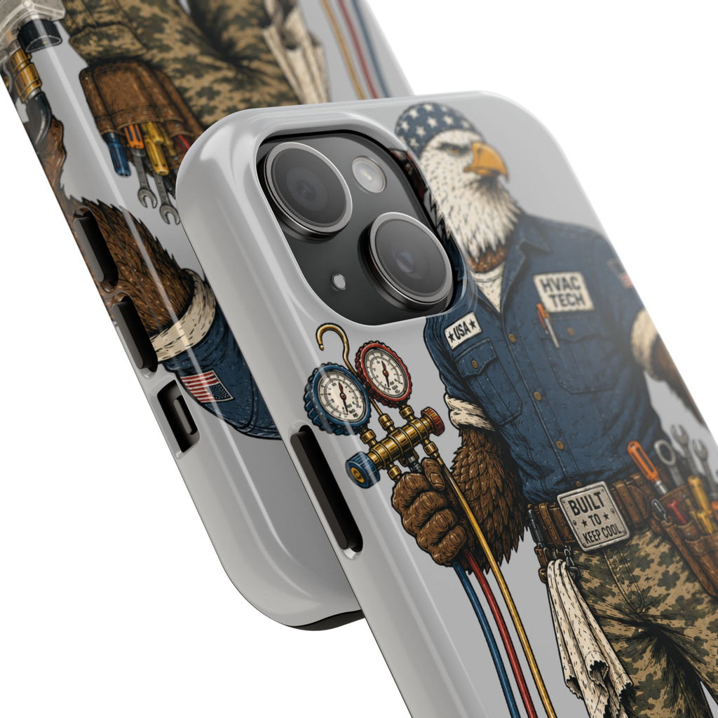 HVAC Eagle Tough Guy Phone Case
