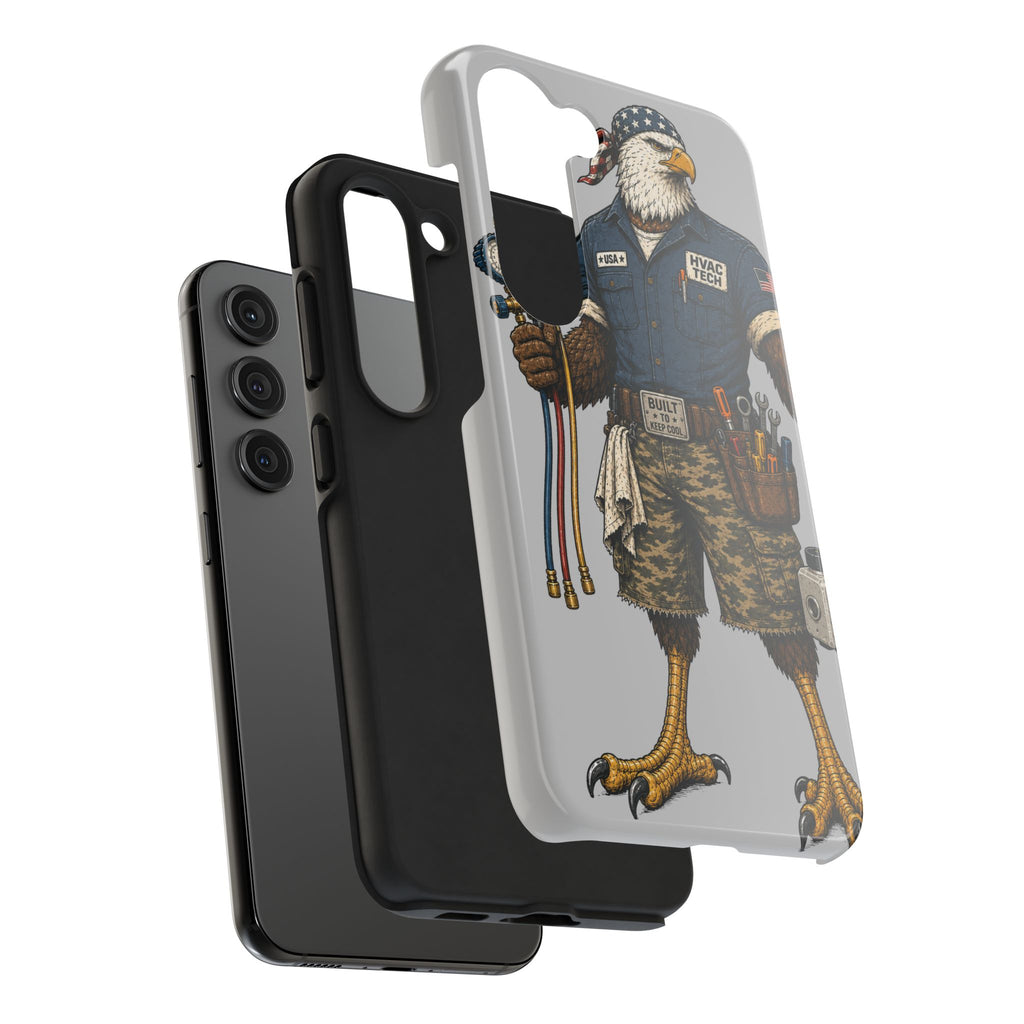 HVAC Eagle Tough Guy Phone Case