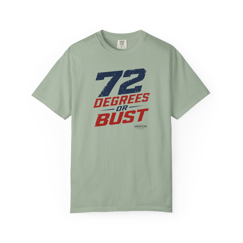 "72 Degrees or Bust" HVAC Pro Heavyweight T-Shirt