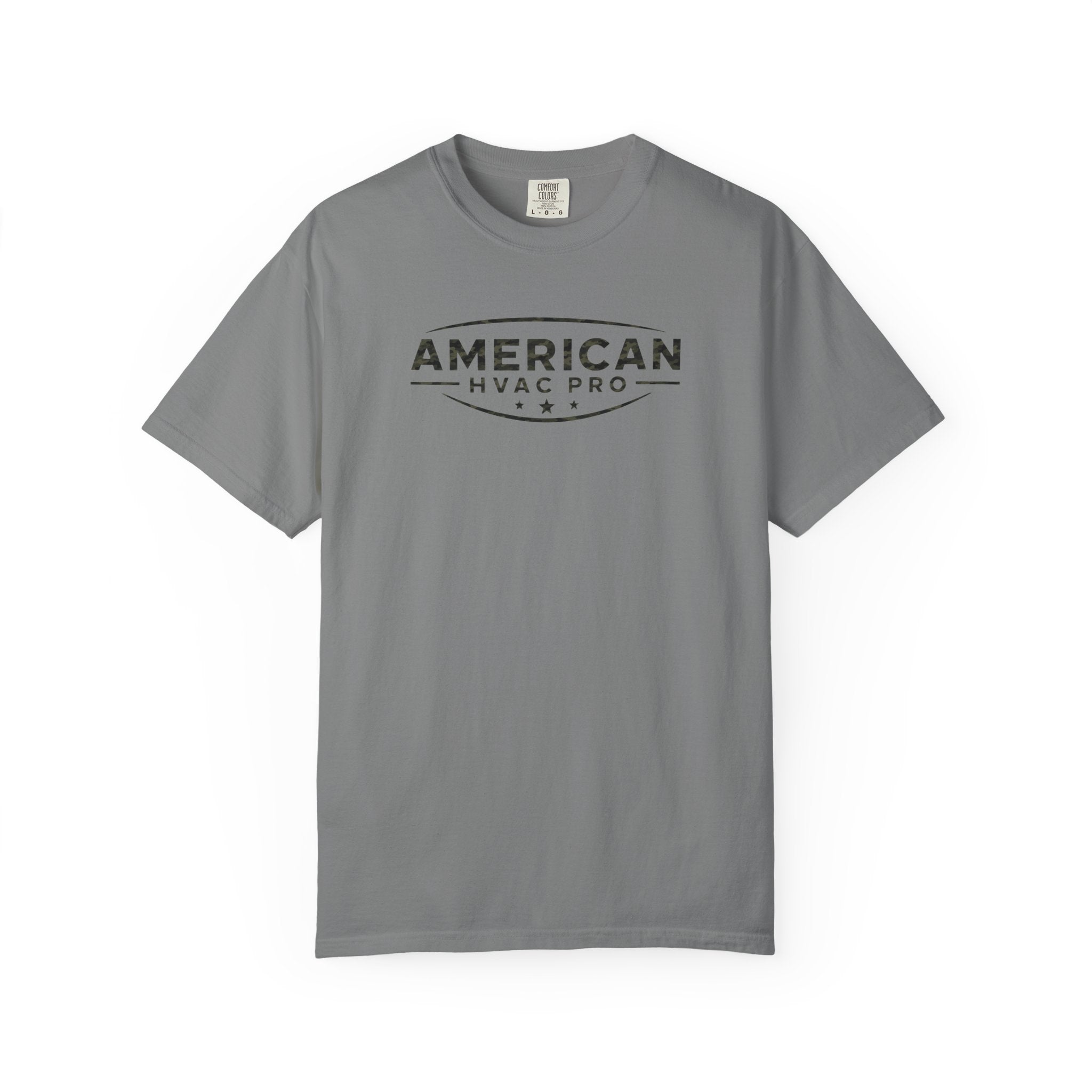 Camo American HVAC Pro Logo Heavyweight T-Shirt