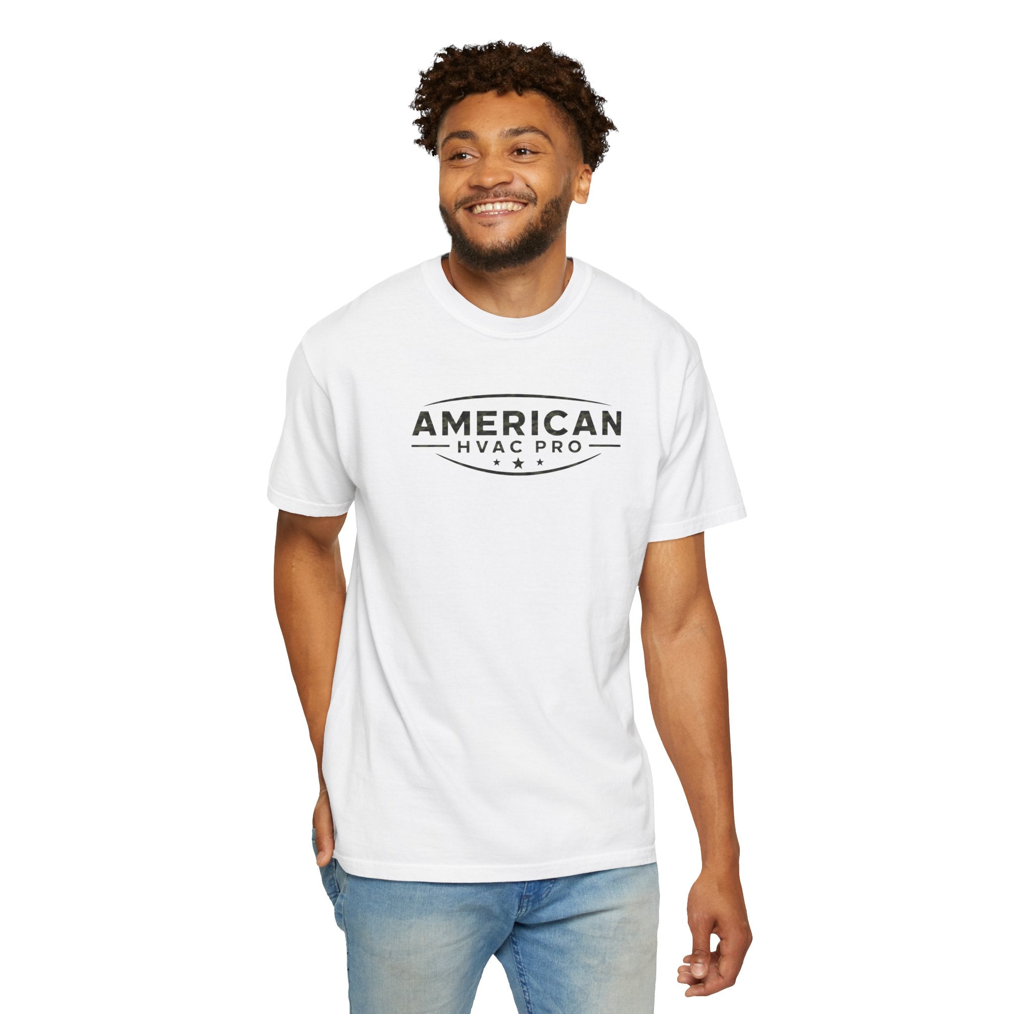 Camo American HVAC Pro Logo Heavyweight T-Shirt