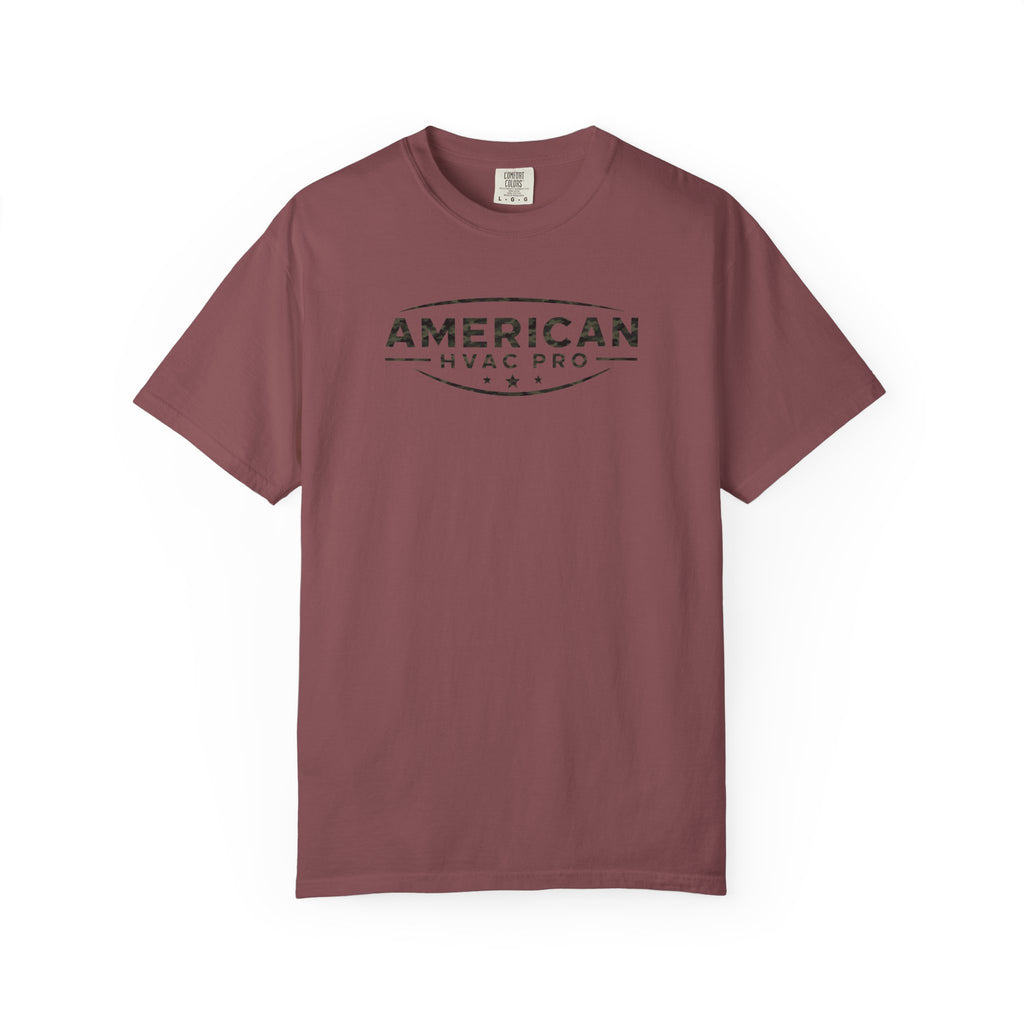 Camo American HVAC Pro Logo Heavyweight T-Shirt