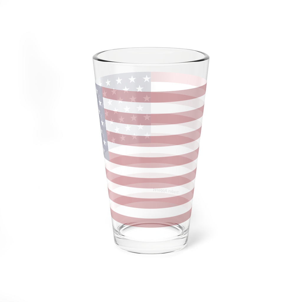 American Flag Pint Glass - 16 Oz.