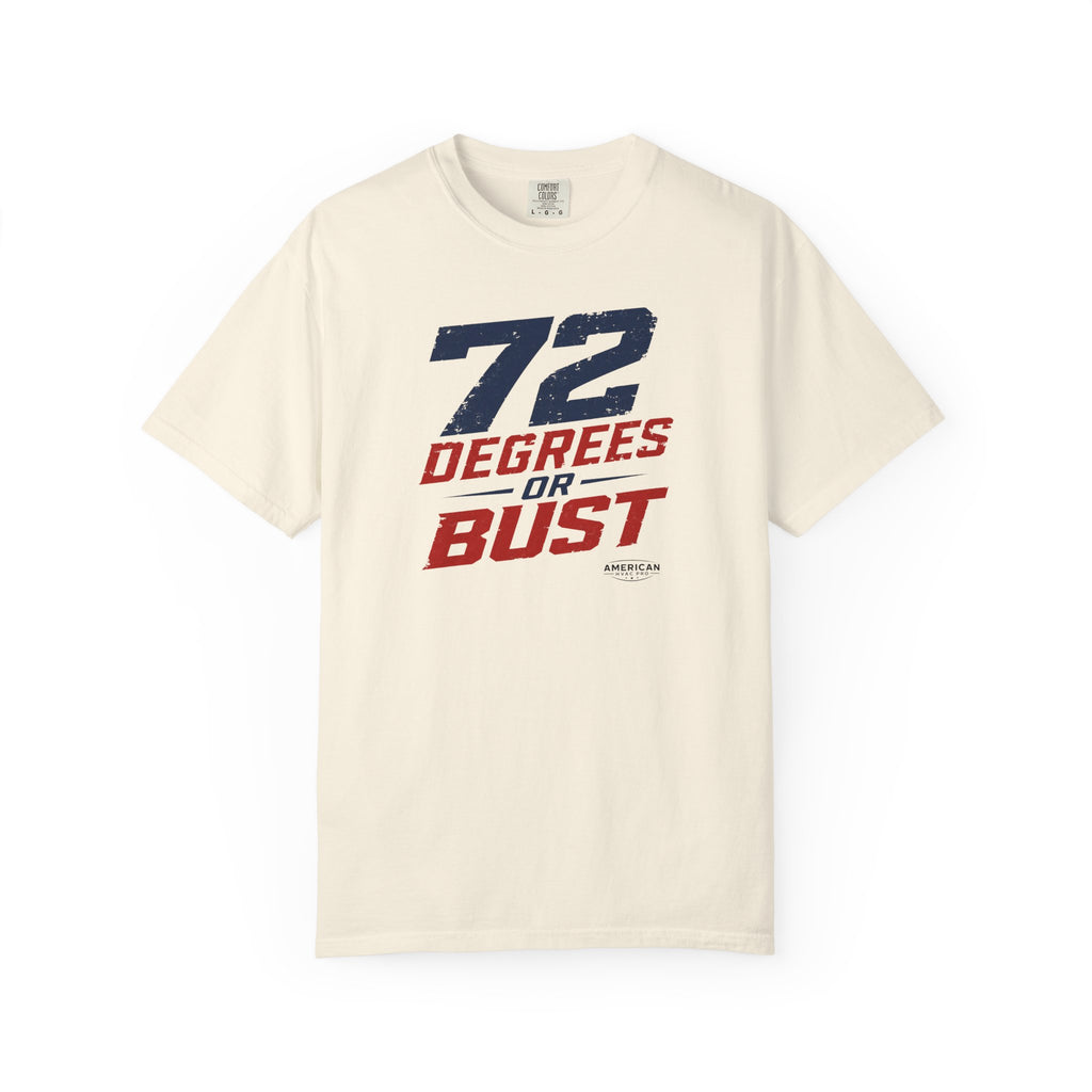 "72 Degrees or Bust" HVAC Pro Heavyweight T-Shirt