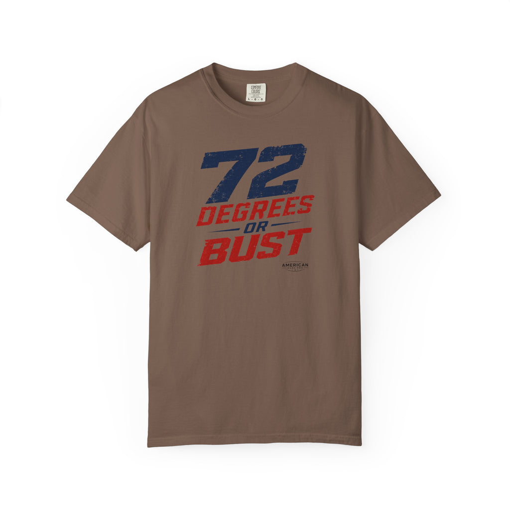 "72 Degrees or Bust" HVAC Pro Heavyweight T-Shirt