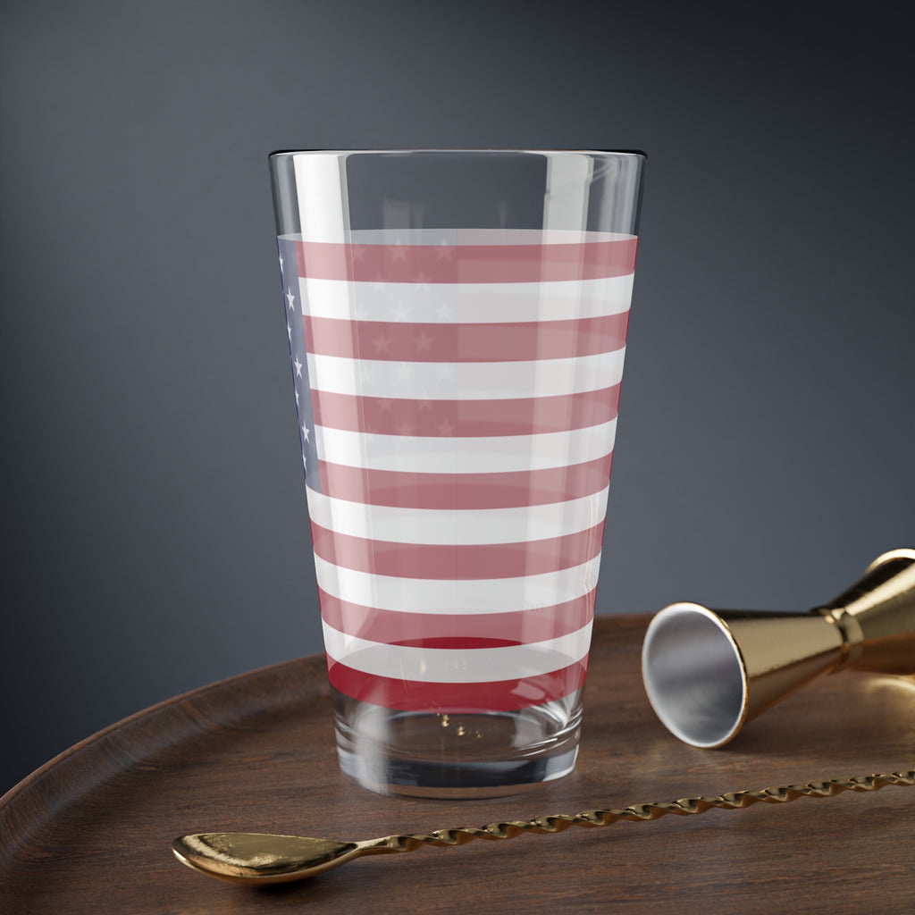 American Flag Pint Glass - 16 Oz.
