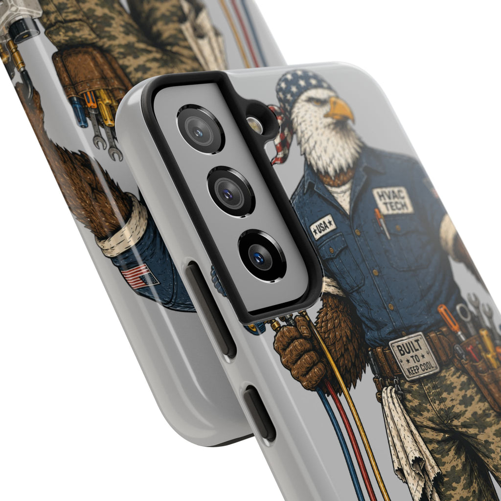 HVAC Eagle Tough Guy Phone Case