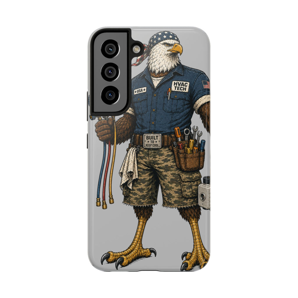 HVAC Eagle Tough Guy Phone Case