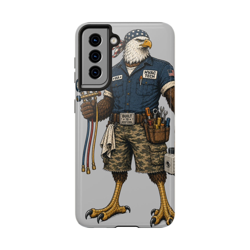 HVAC Eagle Tough Guy Phone Case