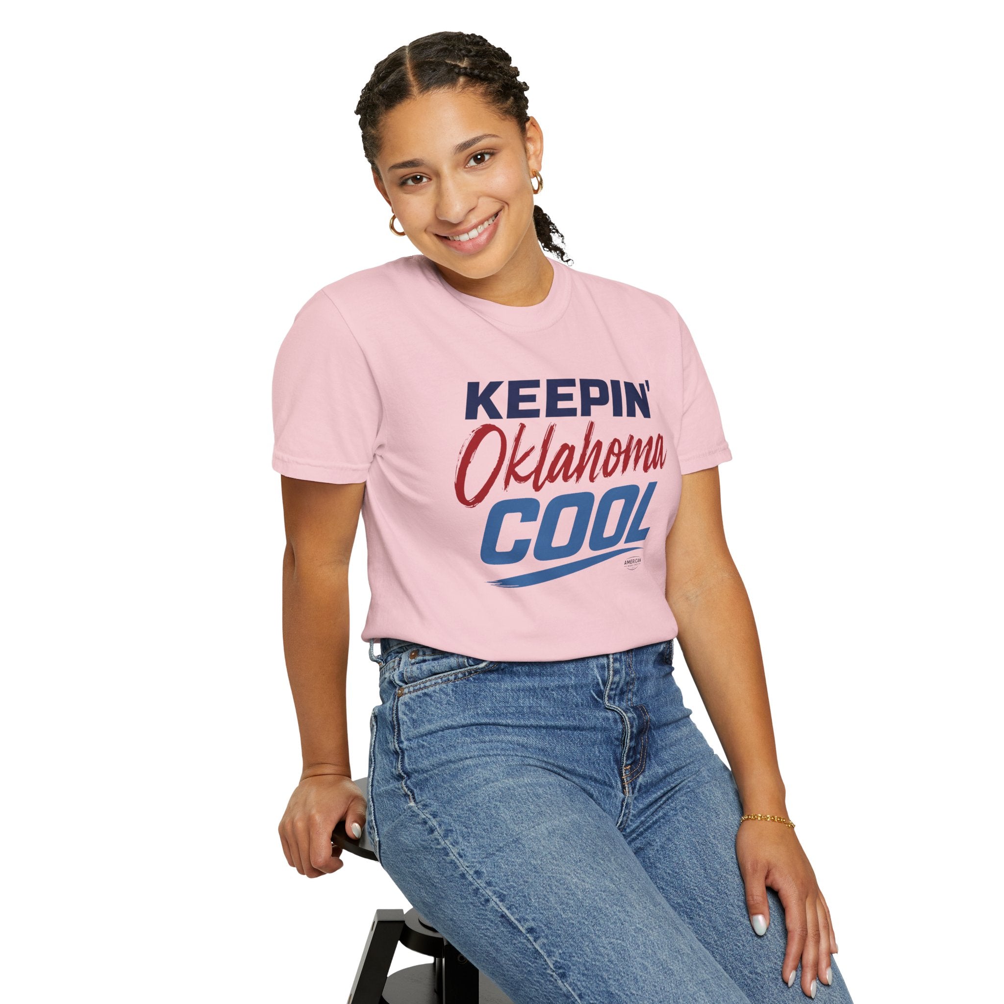 "Keepin' Oklahoma Cool" HVAC Pro Heavyweight T-Shirt