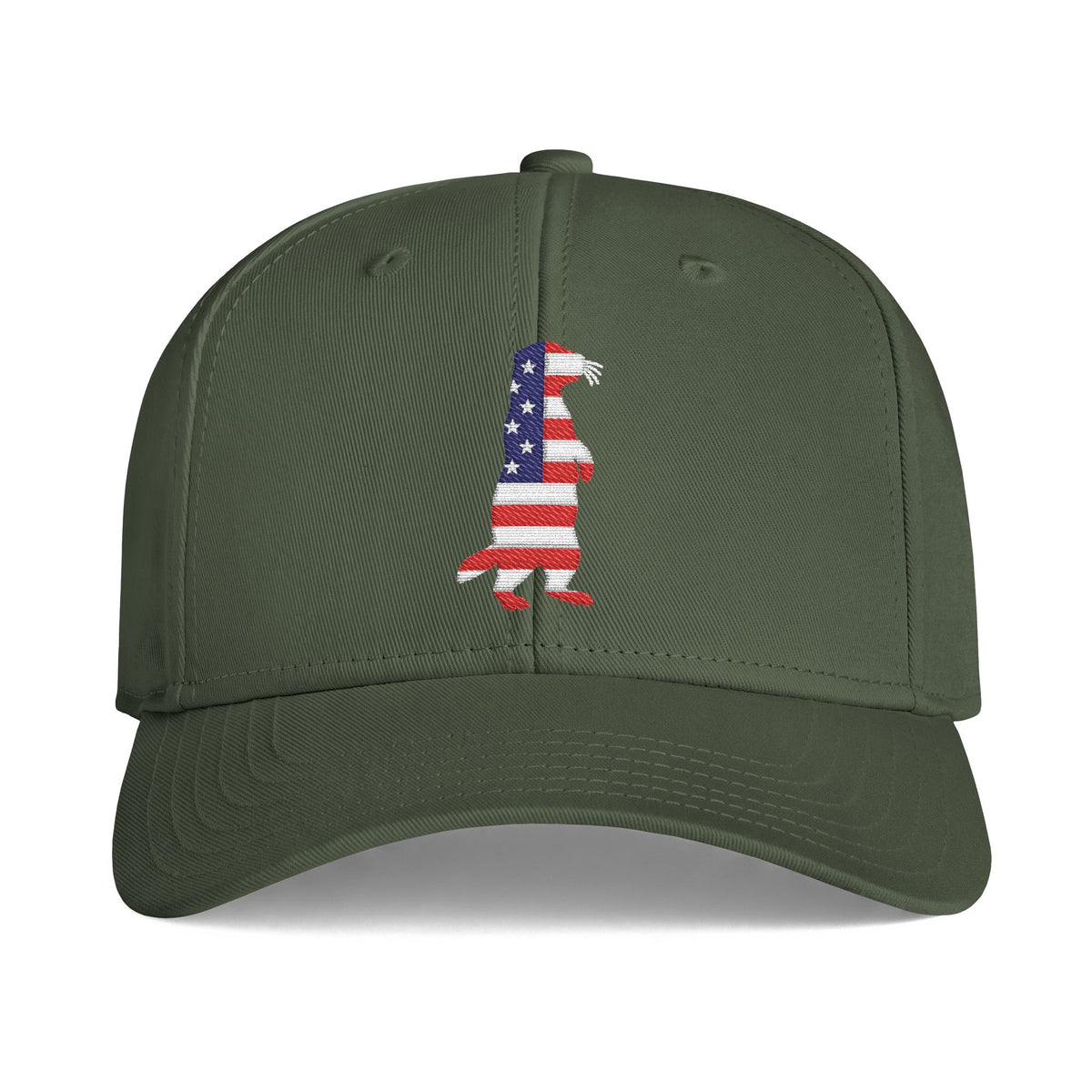 Patriotic Prairie Dog - Snapback Embroidered