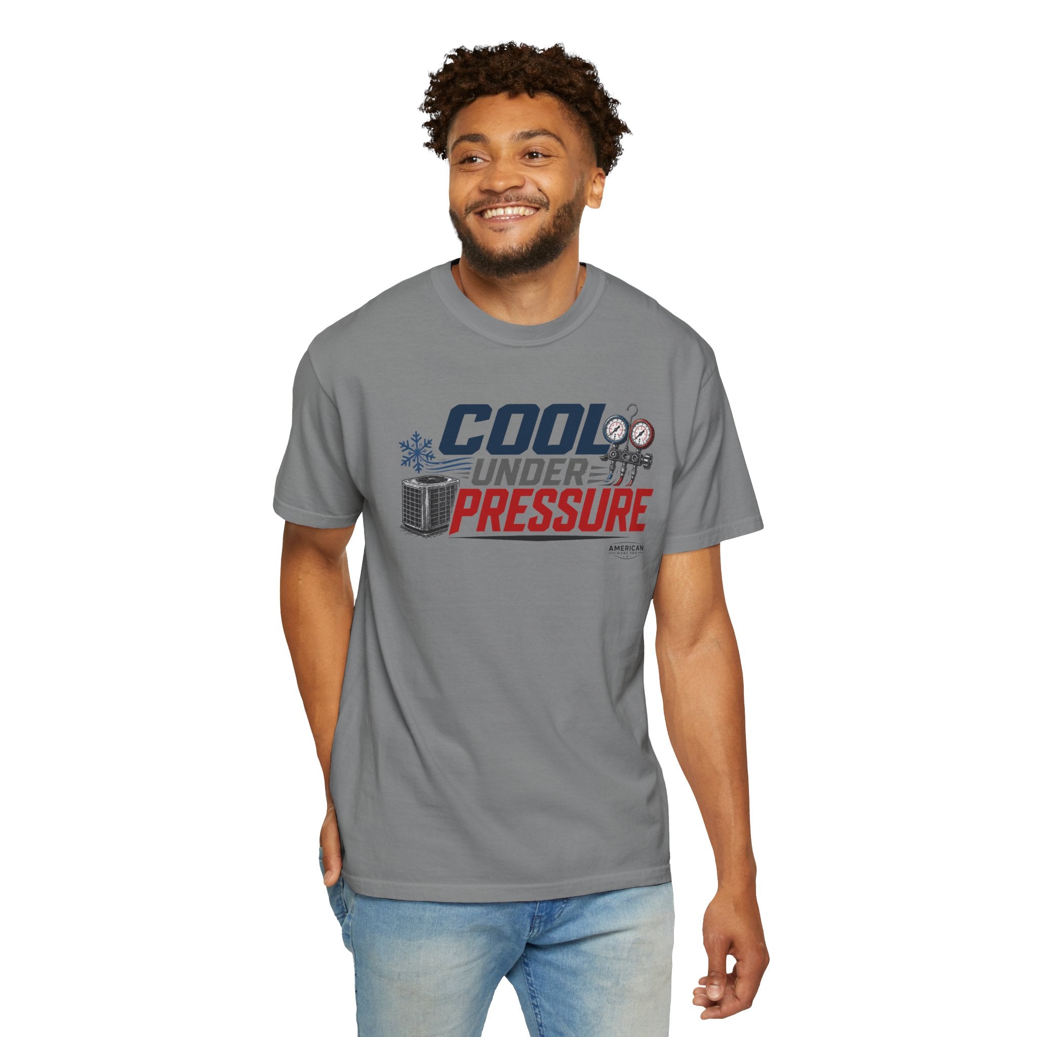 Cool Under Pressure HVAC Pro Heavyweight T-Shirt