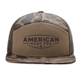 American HVAC Pro Duck Camo Brown 7-Panel Trucker Hat