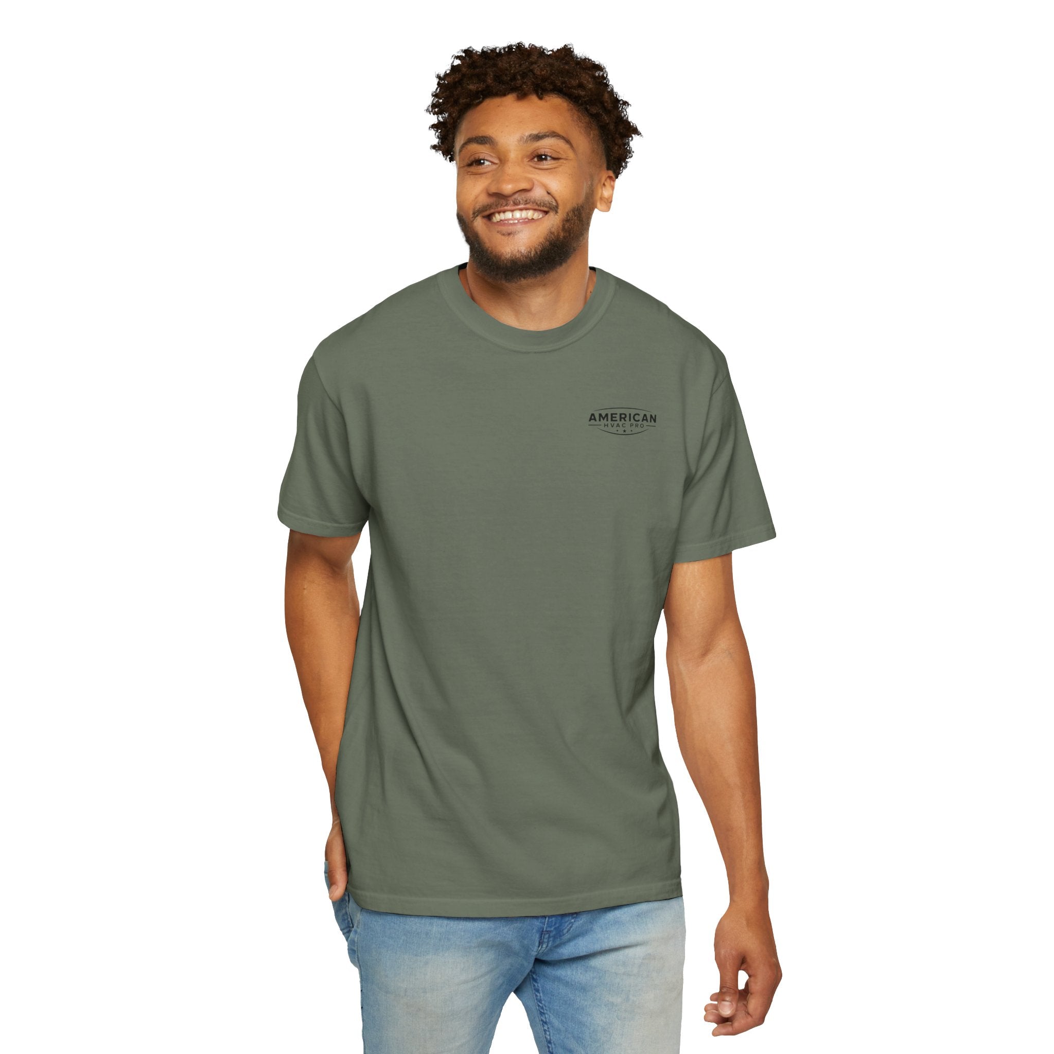 HVAC Pro Dying in Attic Heavyweight T-Shirt