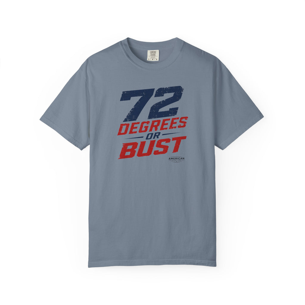 "72 Degrees or Bust" HVAC Pro Heavyweight T-Shirt
