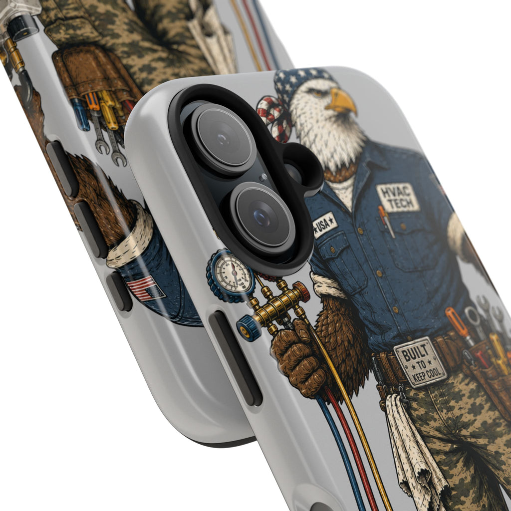 HVAC Eagle Tough Guy Phone Case