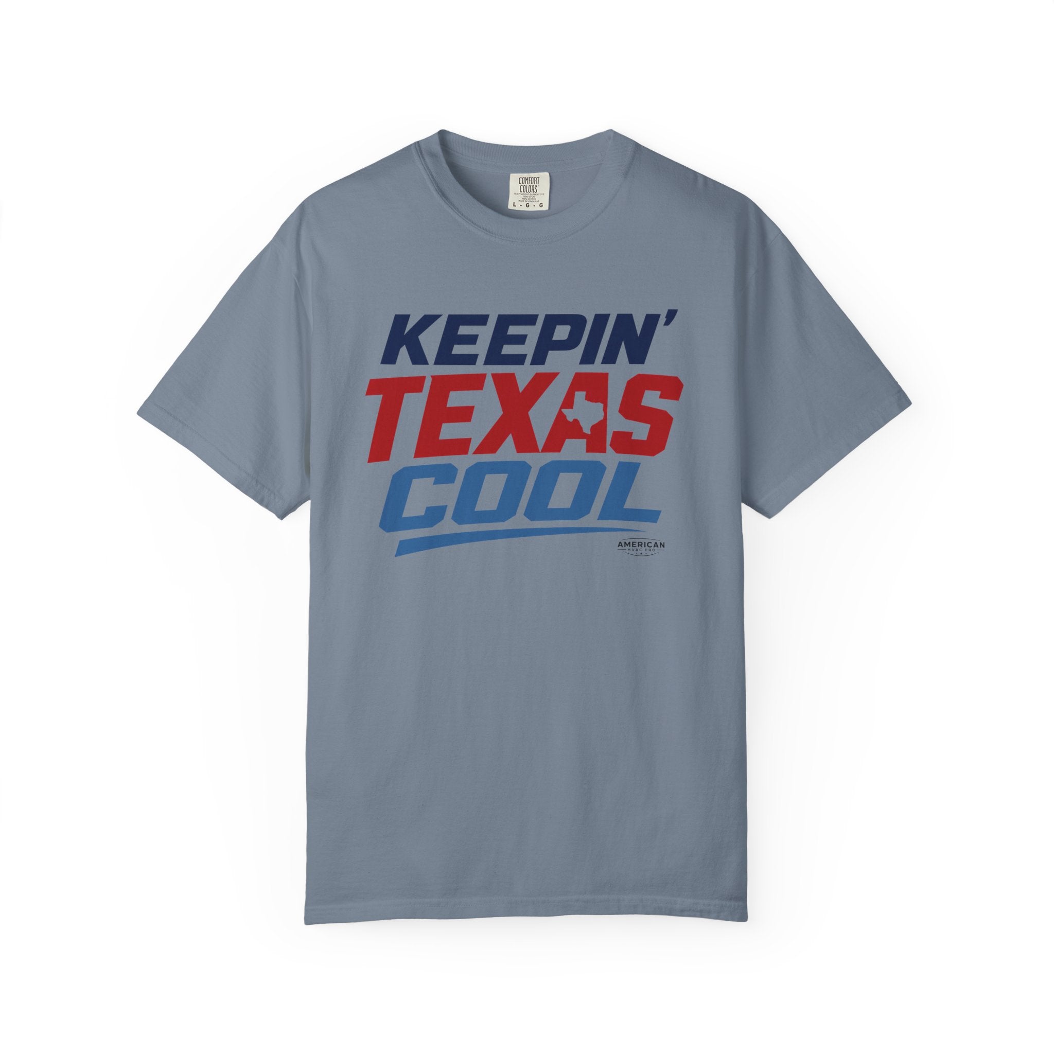 "Keepin' Texas Cool" HVAC Pro Heavyweight T-Shirt