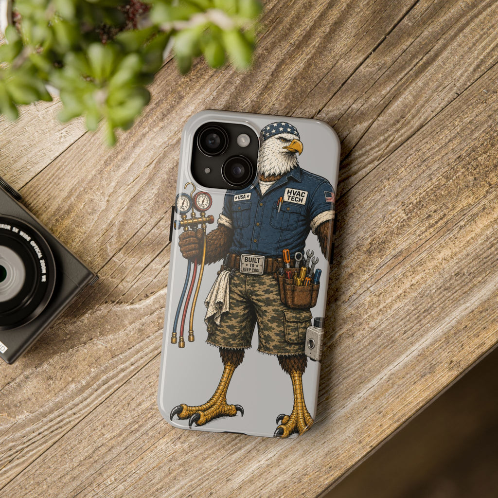 HVAC Eagle Tough Guy Phone Case