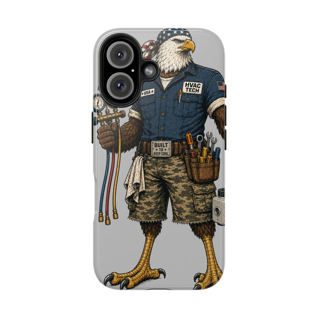 HVAC Eagle Tough Guy Phone Case