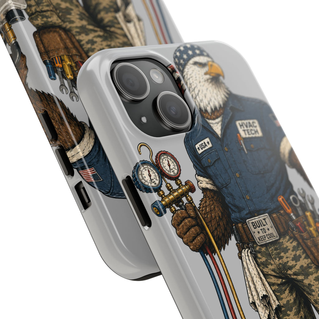 HVAC Eagle Tough Guy Phone Case