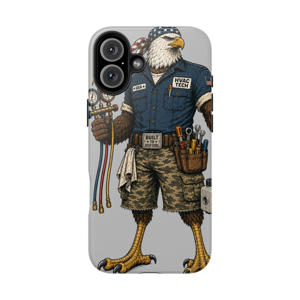 HVAC Eagle Tough Guy Phone Case