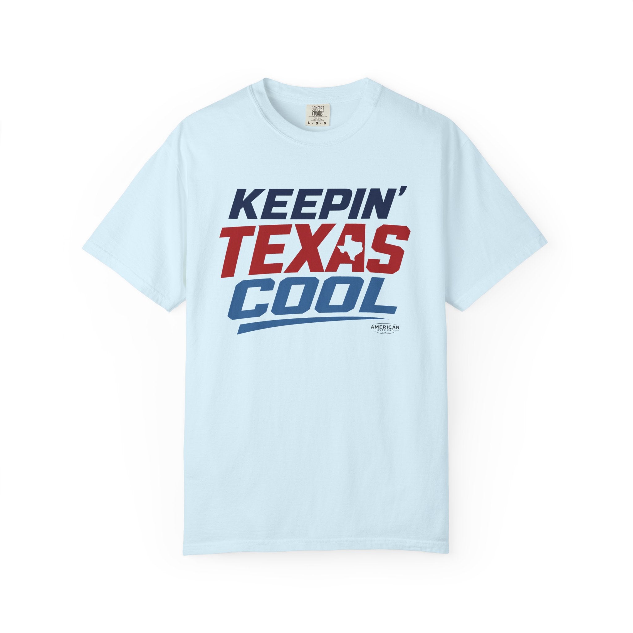 "Keepin' Texas Cool" HVAC Pro Heavyweight T-Shirt