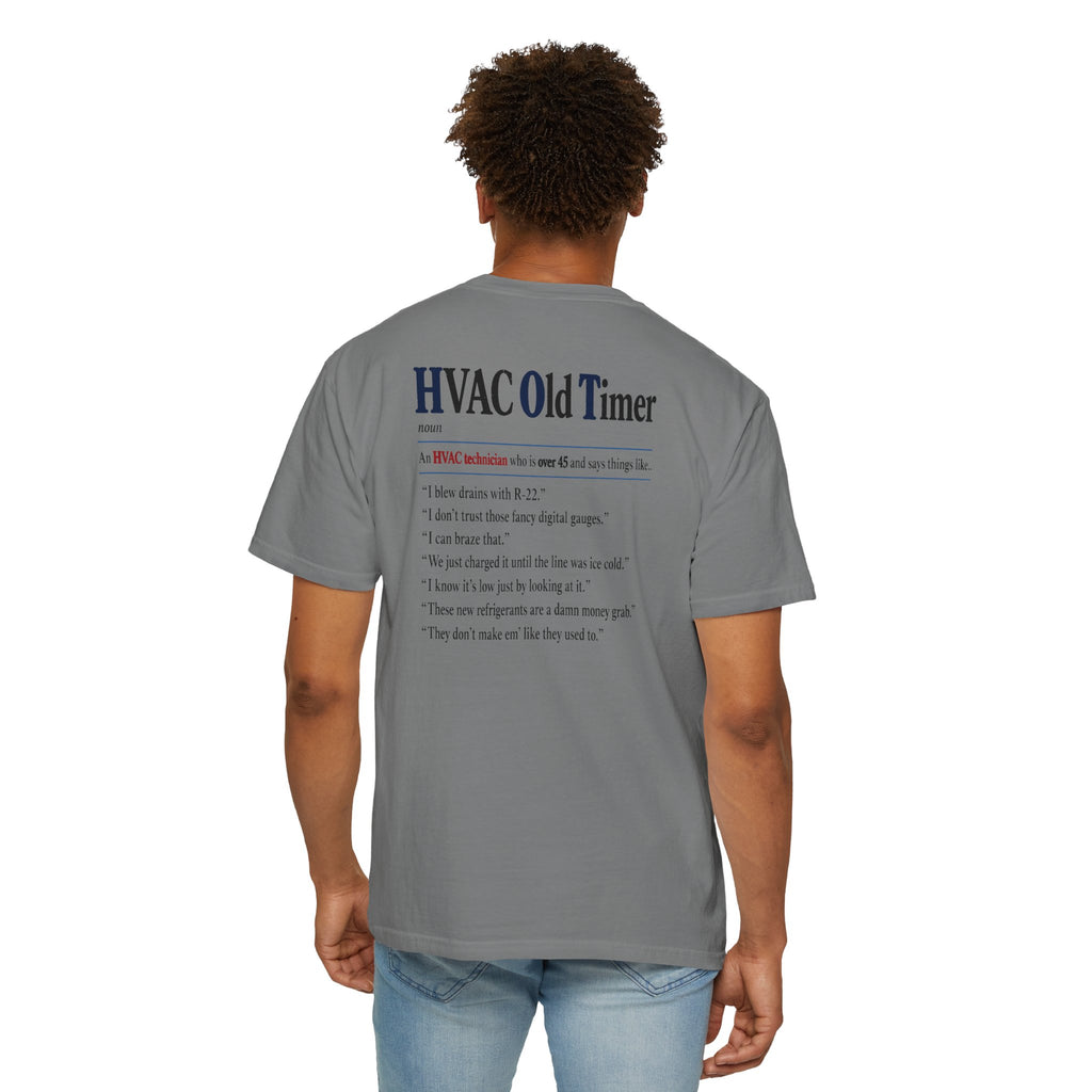 American HVAC Pro Old Timer Sayings Heavyweight T-Shirt