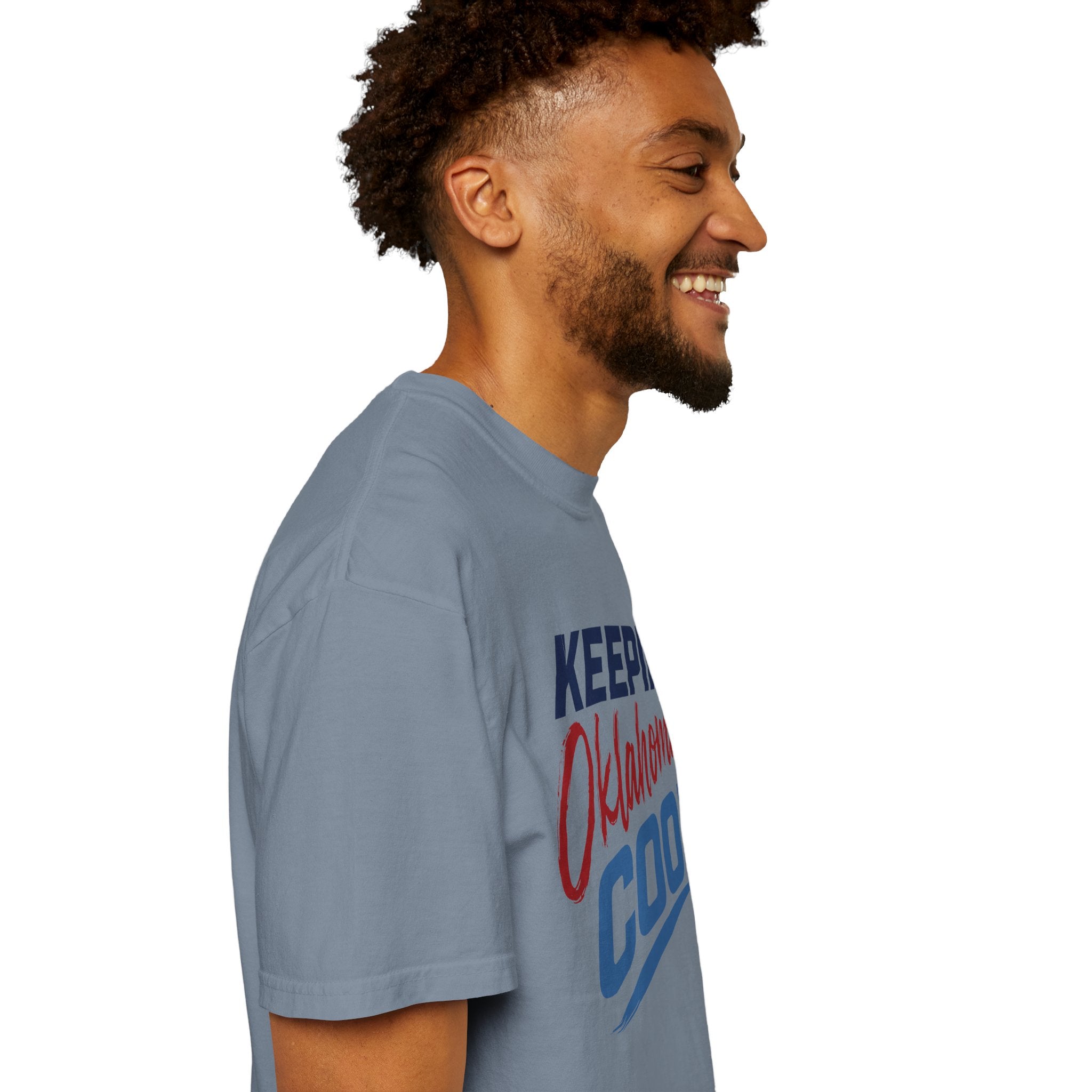 "Keepin' Oklahoma Cool" HVAC Pro Heavyweight T-Shirt