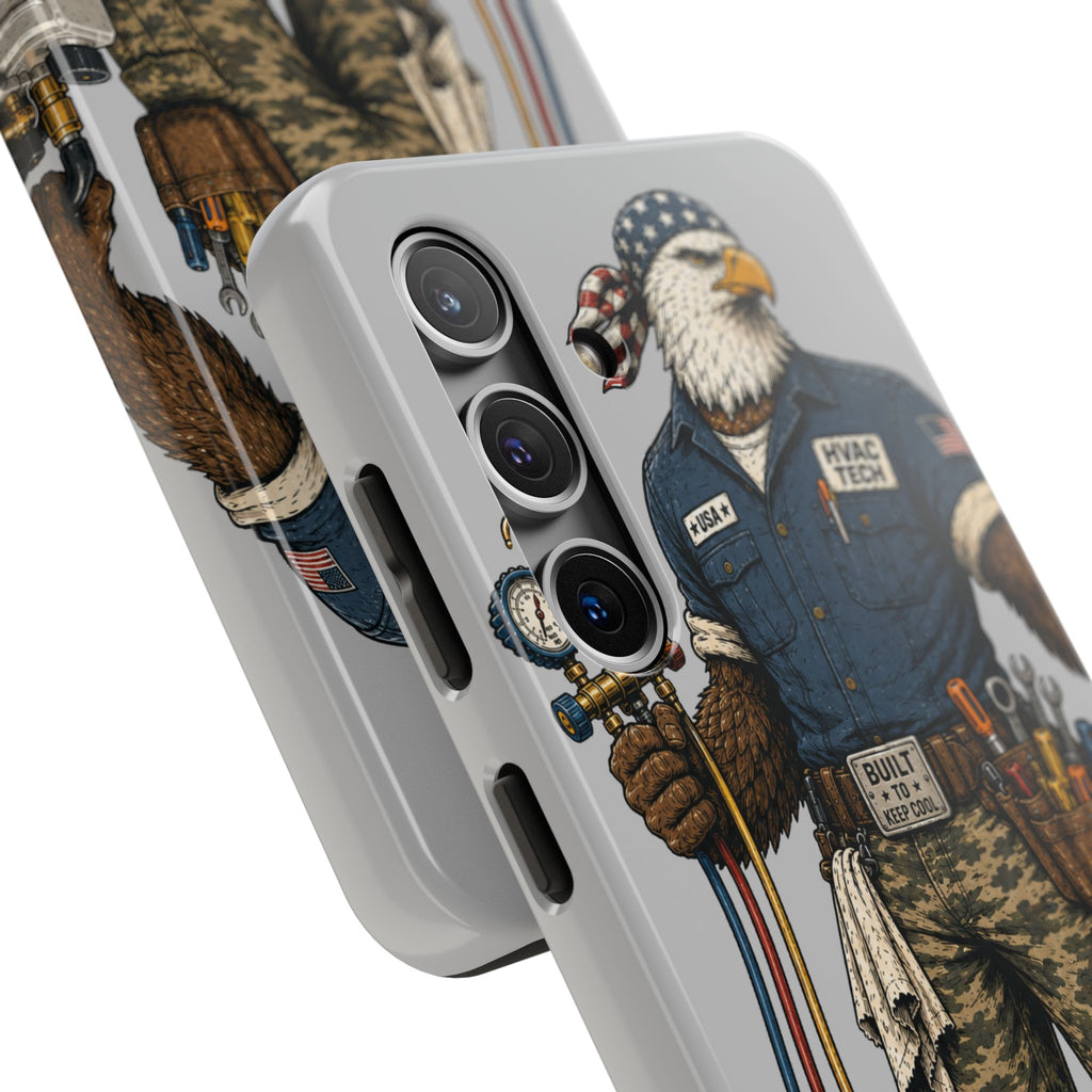 HVAC Eagle Tough Guy Phone Case