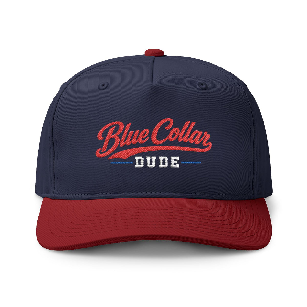 RYB Blue Collar Dude Two-Tone Cap - AS1154 Snapback Embroidered
