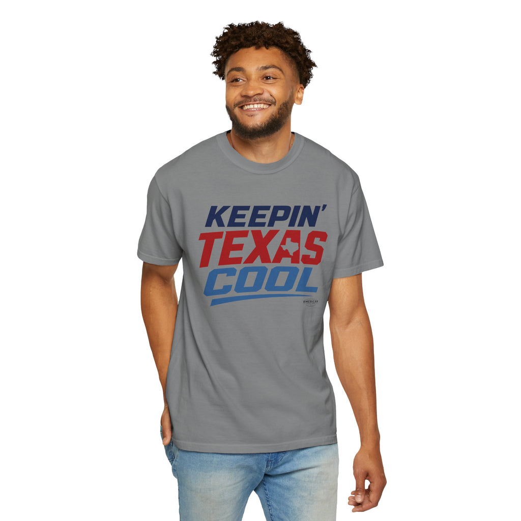 "Keepin' Texas Cool" HVAC Pro Heavyweight T-Shirt