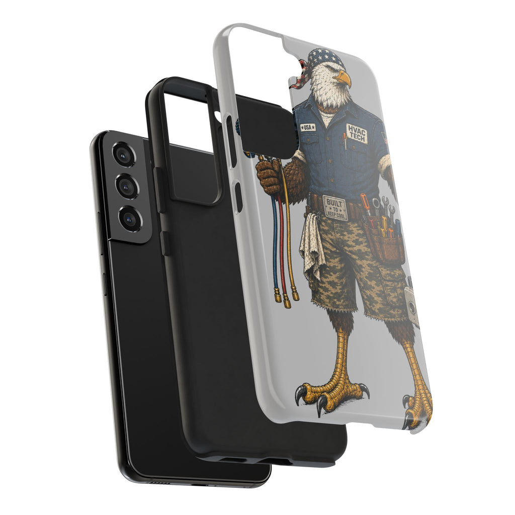 HVAC Eagle Tough Guy Phone Case