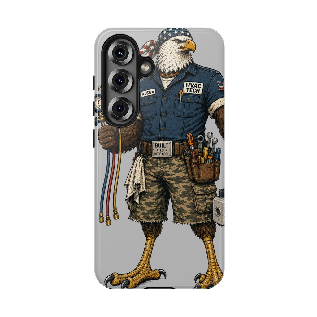 HVAC Eagle Tough Guy Phone Case