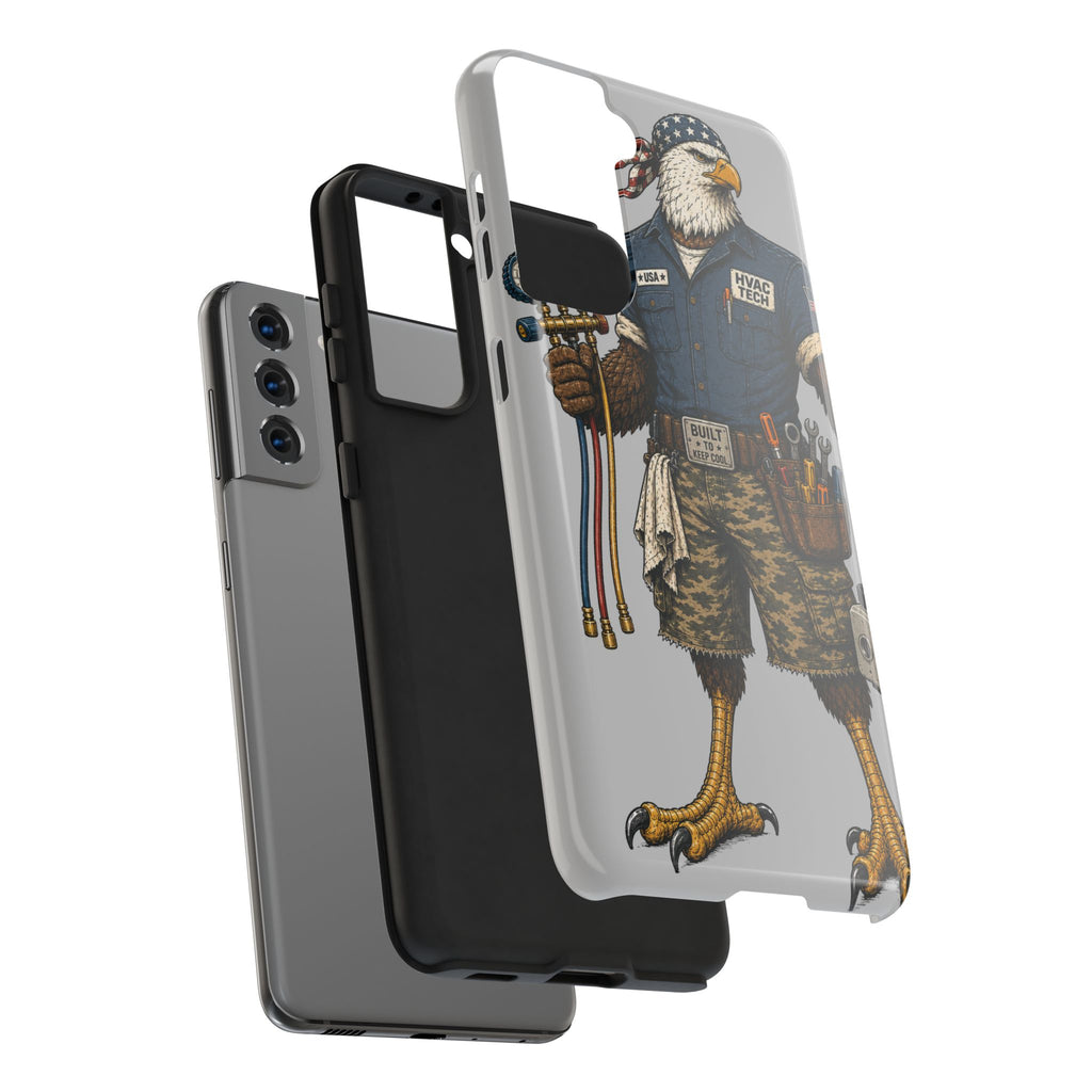 HVAC Eagle Tough Guy Phone Case