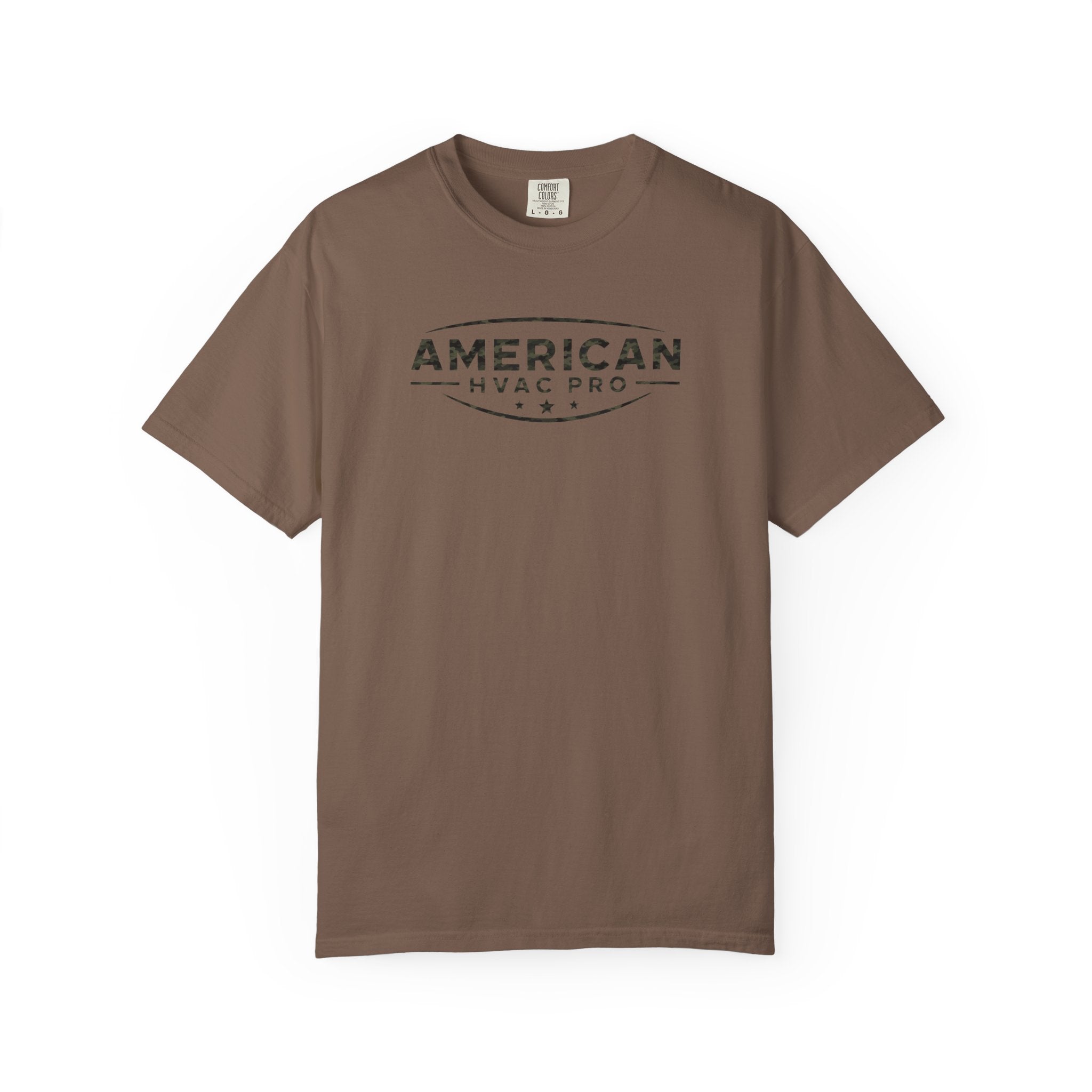 Camo American HVAC Pro Logo Heavyweight T-Shirt