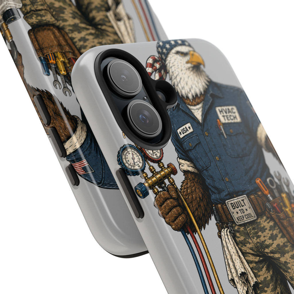 HVAC Eagle Tough Guy Phone Case