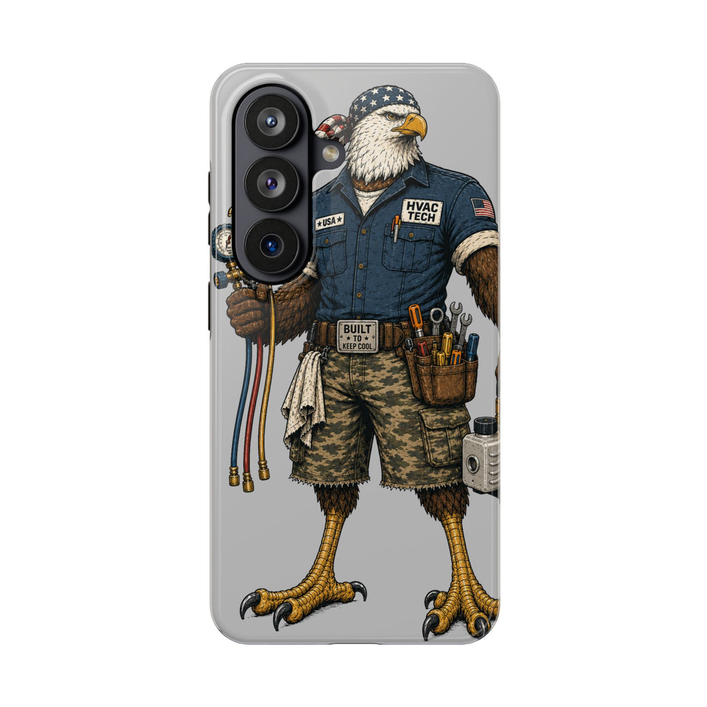 HVAC Eagle Tough Guy Phone Case