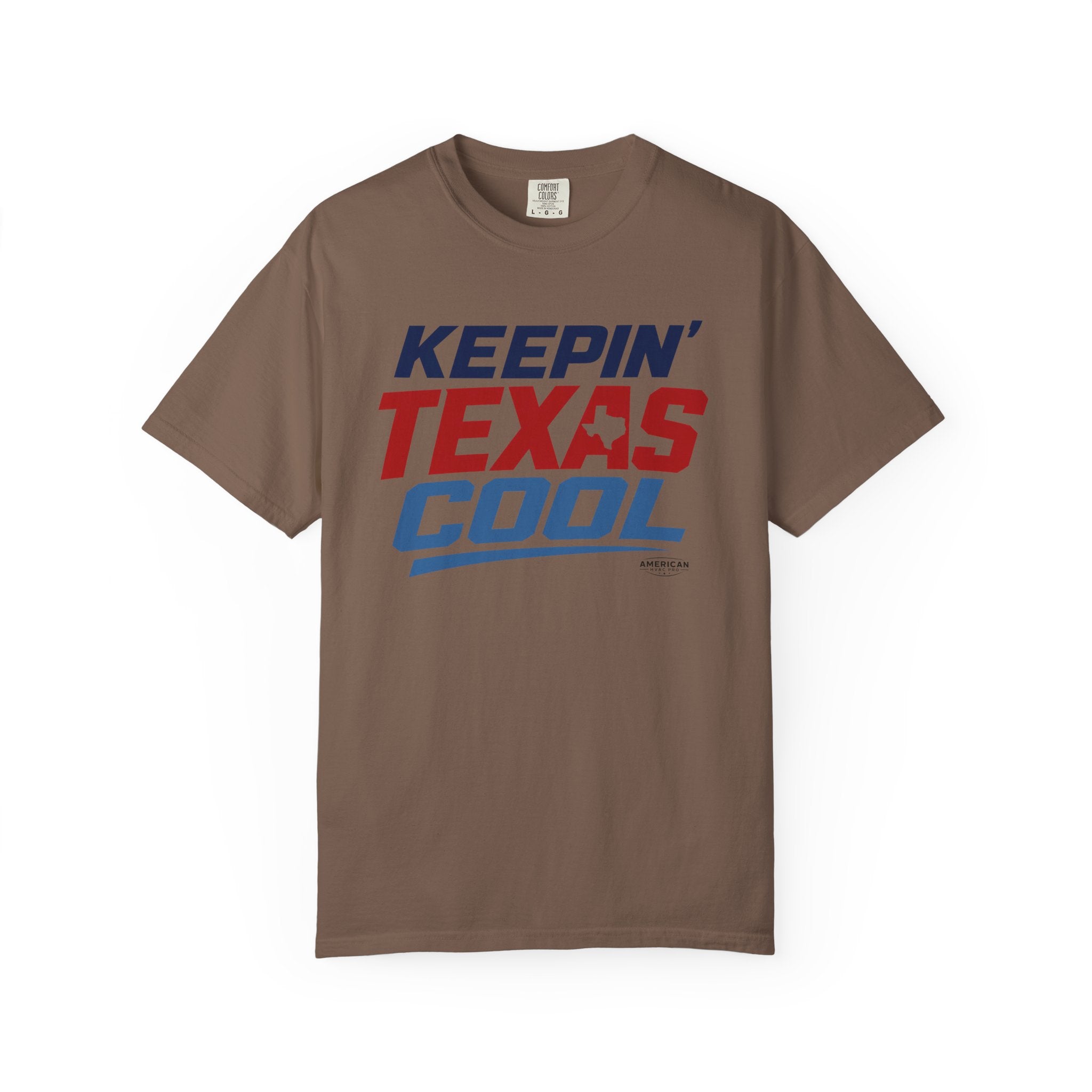 "Keepin' Texas Cool" HVAC Pro Heavyweight T-Shirt
