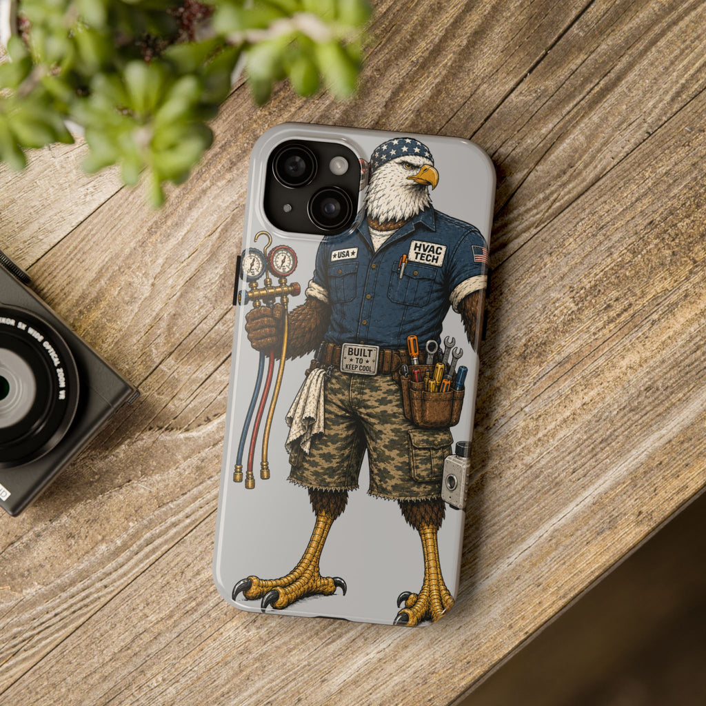 HVAC Eagle Tough Guy Phone Case
