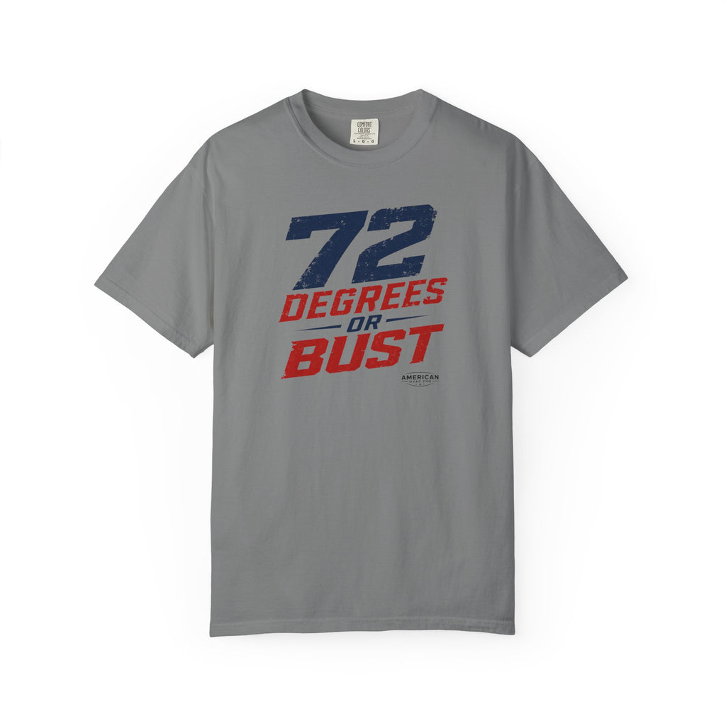 "72 Degrees or Bust" HVAC Pro Heavyweight T-Shirt