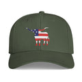Patriotic Steer Premium Cap - Snapback Embroidered