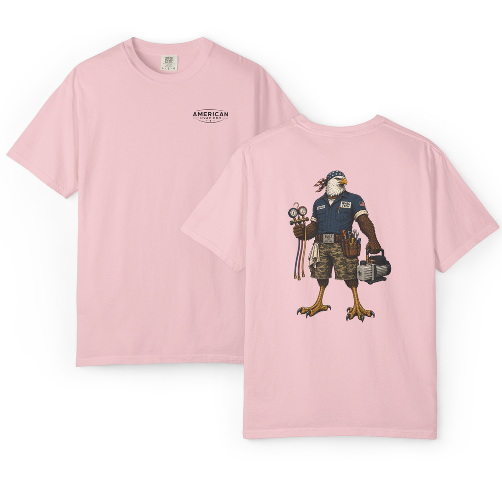 HVAC Eagle Tough Guy Heavyweight T-Shirt