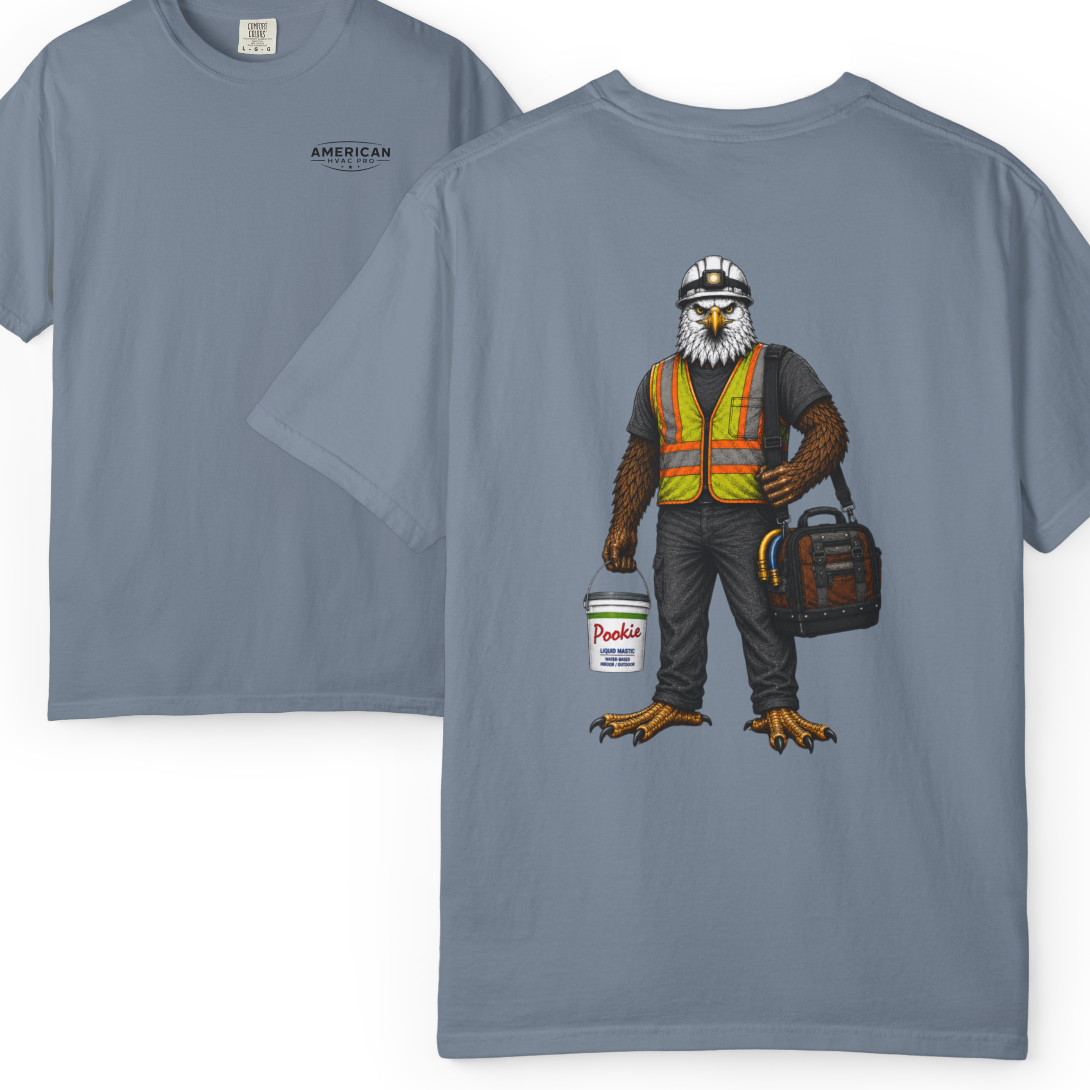 HVAC Eagle Pookie Master Heavyweight T-Shirt
